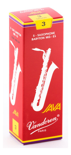 Caña Saxo Barítono Vandoren Java Sr34r Set X 3 Unds