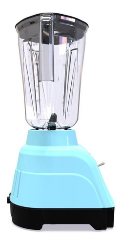 Licuadora 750w Plástico2l Tradicional 2v Bosstech B2 Celeste Color Azul Pastel