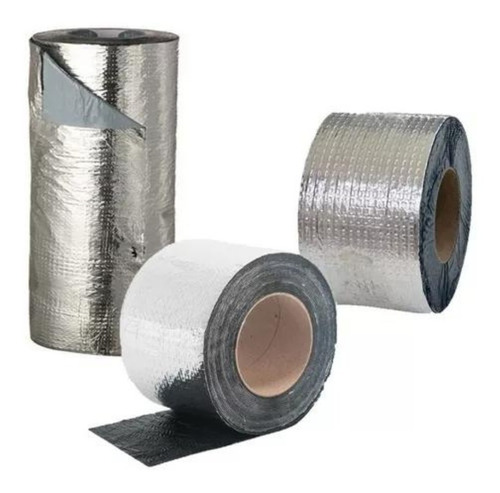 Cinta asfáltica multiusos autoadhesiva de aluminio Drykofite 10x10