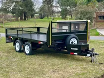 Comprar Trailer Cama Alta Chata Barandas Rebatibles Pallet Nuevos