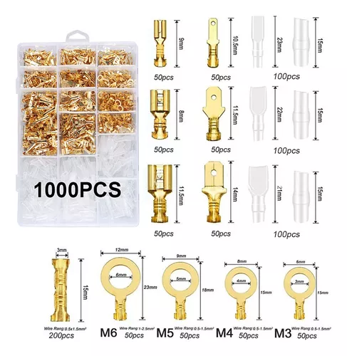 Alicates Crimpadora SN-48B 0.5-2.5mm + 1.000 Terminales Conectores