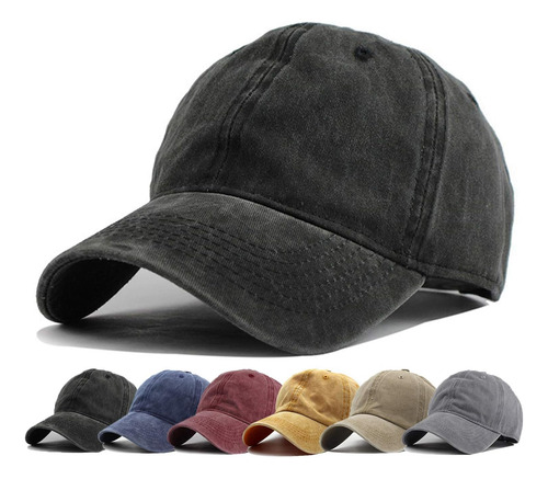 Hh Hofnen Gorra De Béisbol De Algodón De Sarga Desgastada La