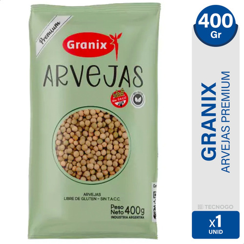 Arvejas Premium Granix Sin Tacc Legumbres - 01mercado