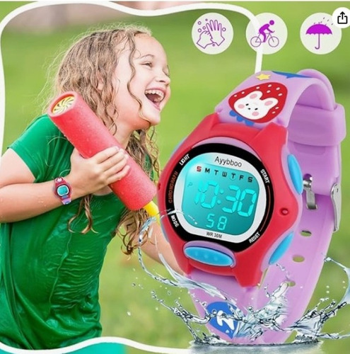 Reloj De Juguete Ayybboo: Diversión Y Estilo Para Niños Rosa