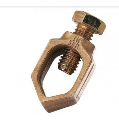 Kit 10 Conector Grampo Para Aterramento Haste Th 3/4 Intelli