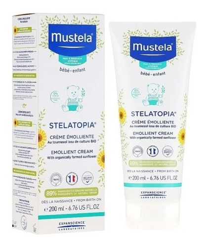 Mustela Stelatopia Crema Emoliente Piel Atópica 200ml