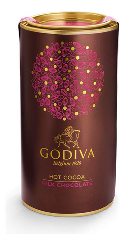 Godiva Chocolatier Leche Chocolate Hot Cocoa Canister