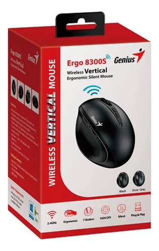 Mouse Ergonomico Genius Ergo 8300s Wireless Vertical 7-boton