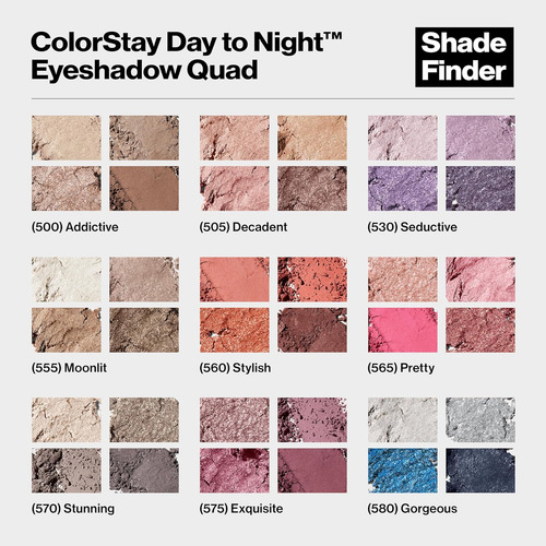 Revlon Colorstay Day To Night Eyeshadow Quad, Sombra De...