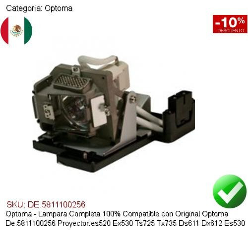 Lampara Compatible Optoma De.5811100256 Es520 Ts725 Ds611