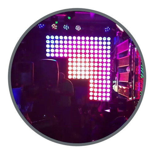 Imagen 5 de 5 de Luz Efectos Led Alienpro Matrix 5x5 10w Rgb - S002