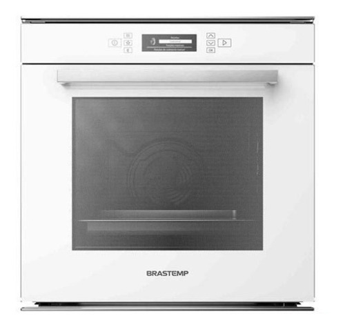 Forno de embutir elétrico Brastemp Vitreous GOC60 67L branco 220V