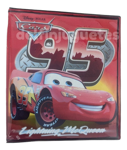 Carpeta Escolar 3 Anillos Disney Pixar Cars Rayo Mcqueen