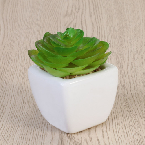 Mini Fa De Plantas Suculentas Artificiales De Color Verde En