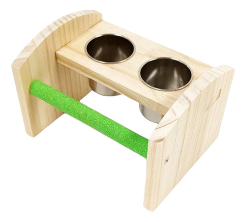 Cuenco Para Pájaros De Acero Inoxidable, Dispensador De