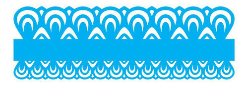 Stencil Tamako Arabesco - 10x30cm - Ref 7568