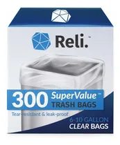 Comprar Reli. Bolsas De Basura De 6 A 10 Galones (300 Unidades) Bols