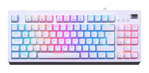 Teclado Mecánico Vsg Quasar Rgb Tkl White