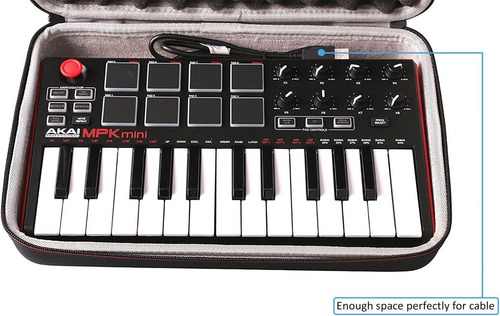Estuche Rígido De Viaje Para Akai Professional Mpk Min...