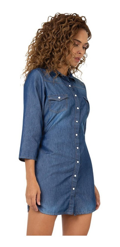 Vestido Camisa Mezclilla Blusa Larga Moda Swag Long Bluson | Envío gratis Vestido Camisa Mezclilla Blusa Larga Moda Swag Long Bluson | Envío gratis