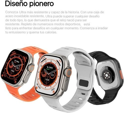 Reloj Inteligente Smartwatch T800 Ultra Nuevo Diseño 2023