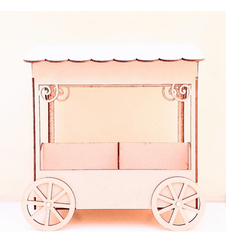 Imagen 1 de 8 de Candy Bar Kiosco Golosinero Souvenir - Mdf / Fibrofacil
