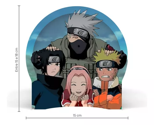 Adesivo Naruto, Sasuke E Kakashi Pequeno