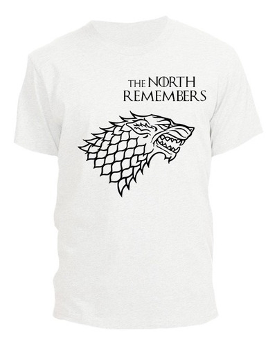 Remera Game Of Thrones Stark Logo Simplificado