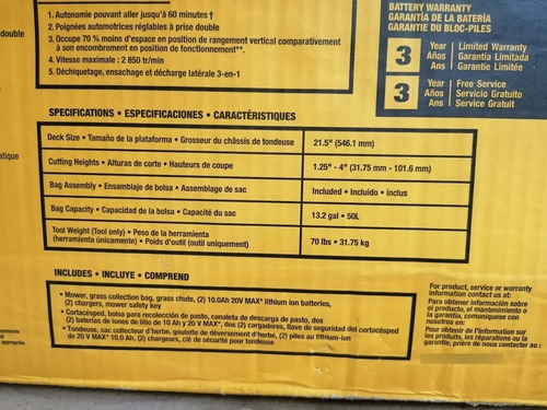 Imagen 4 de 10 de Dewalt Xr Podadora De Césped Inalámbrica 20v Brushless