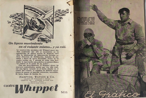 Revista Antigua El Gráfico, Deportes, Nº 551, Febrero 1930