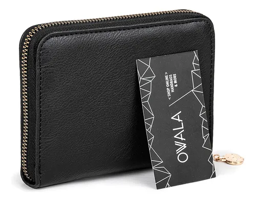 Billeteras negras mujer sale