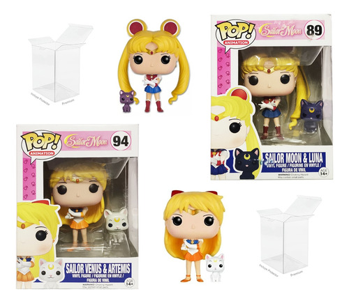 Sailor Moon 2 Funko Pop No. 89 Y No. 94 2016 Originales