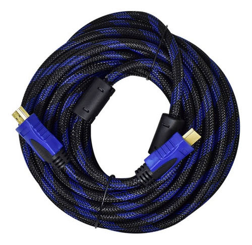 Cable Hdmi Full Hd 15m V1.4 Filtros 1080p Nisuta Malla Tela