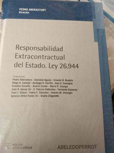 Responsabilidad Extracontractual Del Estado, De Pedro Aberastury. Editorial Abeledo Perrot En Español