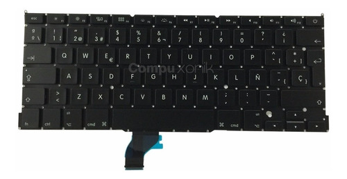 Teclado Apple Macbook Pro 13 A1502 Retina Español Color del teclado Negro