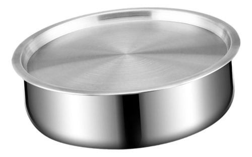 Cuenco De Arroz Con Tapa, Cuenco De Metal, Cuenco Redondo