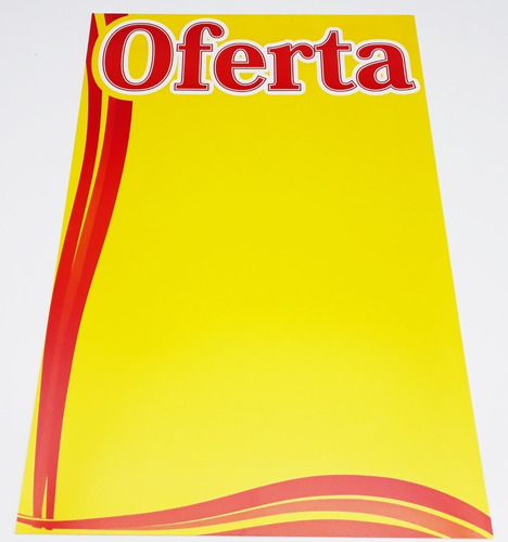Cartaz Oferta Promoção 100 Un Amarelo Supermercado Mercados