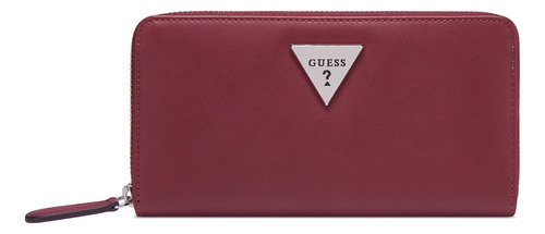 Cartera Guess Factory N8601599 Acabado de los herrajes Niquel Color Rojo Correa de hombro Rojo Diseño de la tela Liso