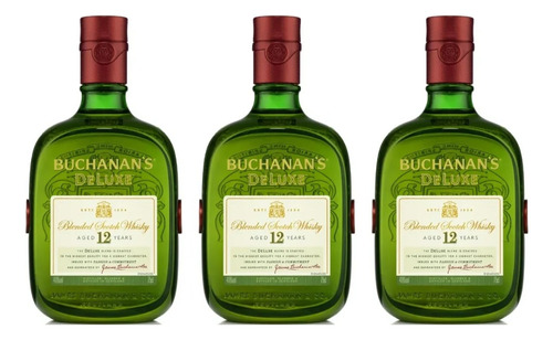 Whisky Buchanan's Deluxe 750ml X3 Zetta Bebidas