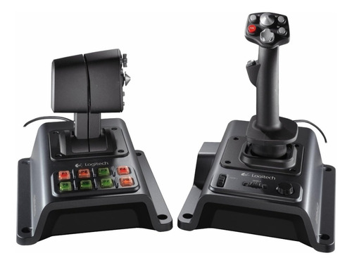 Logitech G940 Simulador De Vuelo Joystick Throttle Pedales.