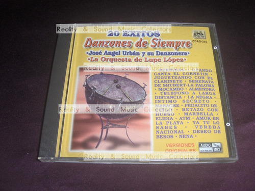 Danzonera Angel Urban & Orquesta Lupe Lopez Cd 20 Exitos