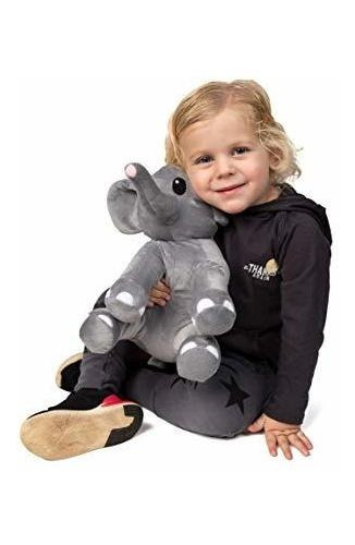 Hudz Kidz Relleno Elefante Animal Juguete Para Niños Gb89n