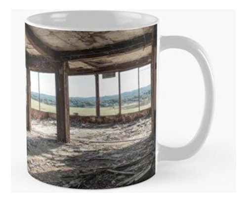 Taza Edificio Post Apocalíptico Abandonado Calidad Premium