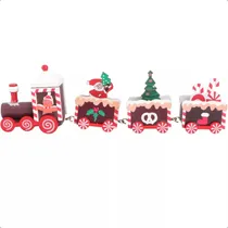 Comprar Tren Madera Adorno Navidad Decoración Hogar Navidad Regalo Arcashopping Tren Decorativo Navidad Trenes Para Mesa Decorativos Adornos Navideños