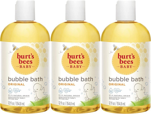 Burt's Bees Baño De Burbujas Para Bebé Sin Lágrimas Pack 3