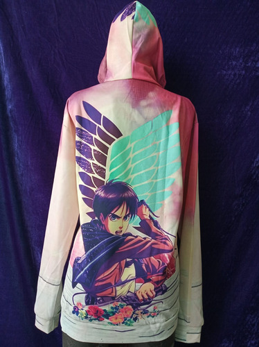 Sudadera Ligera Anime Attack On Titan Levi Talla G
