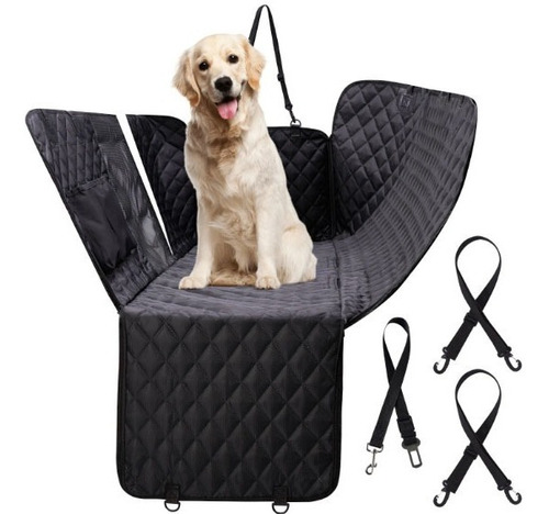  Cobertor Asiento Auto Para Mascotas Premium Forro Protector