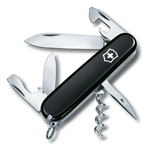 Victorinox® Navaja De Bolsillo 12 Usos Spartan Negro 