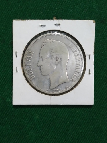 Moneda Venezolana De Plata. Fuerte Del Año 1901