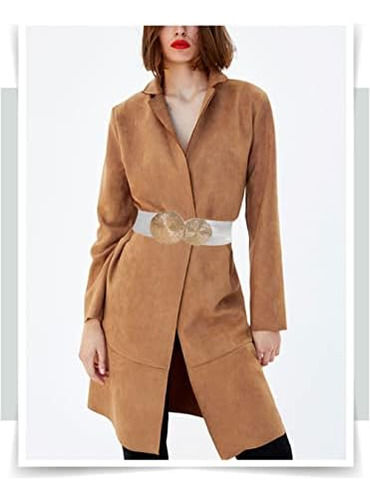 Weenkeey Cinturón Ancho Elástico Vintage Para Mujer Cinturon